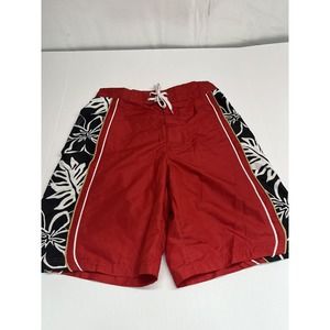 NFL Shorts San Francisco 49ers Mens Large Board Shorts Swim Trunks Red